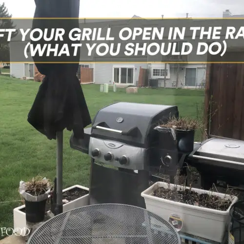 Left Your Grill Open In The Rain? (What You Should Do)