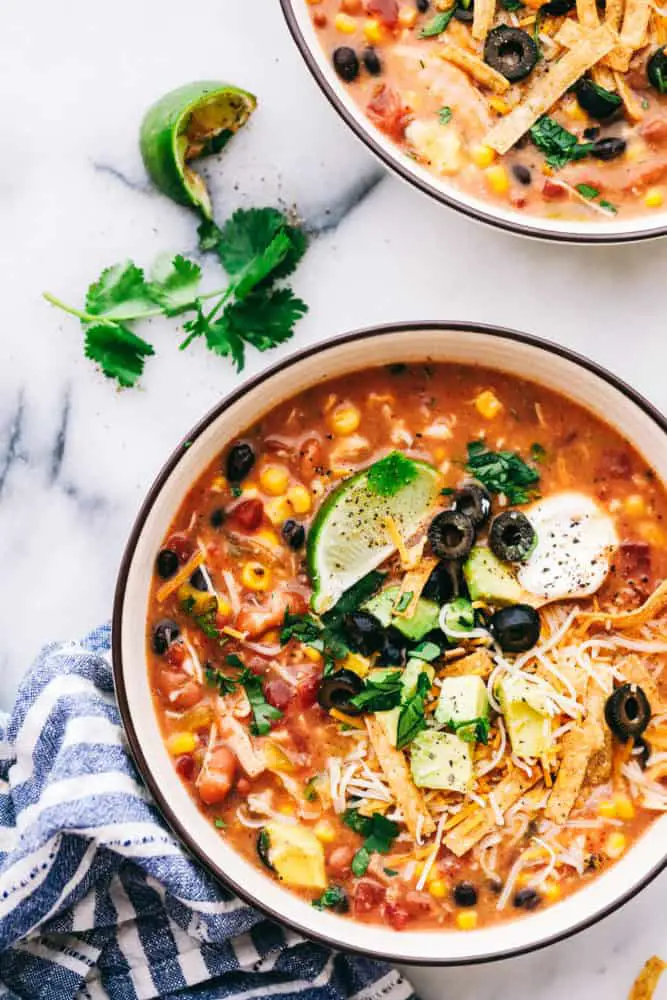 8 can chicken taco soup