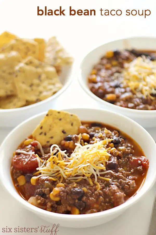 Black Bean Taco Soup