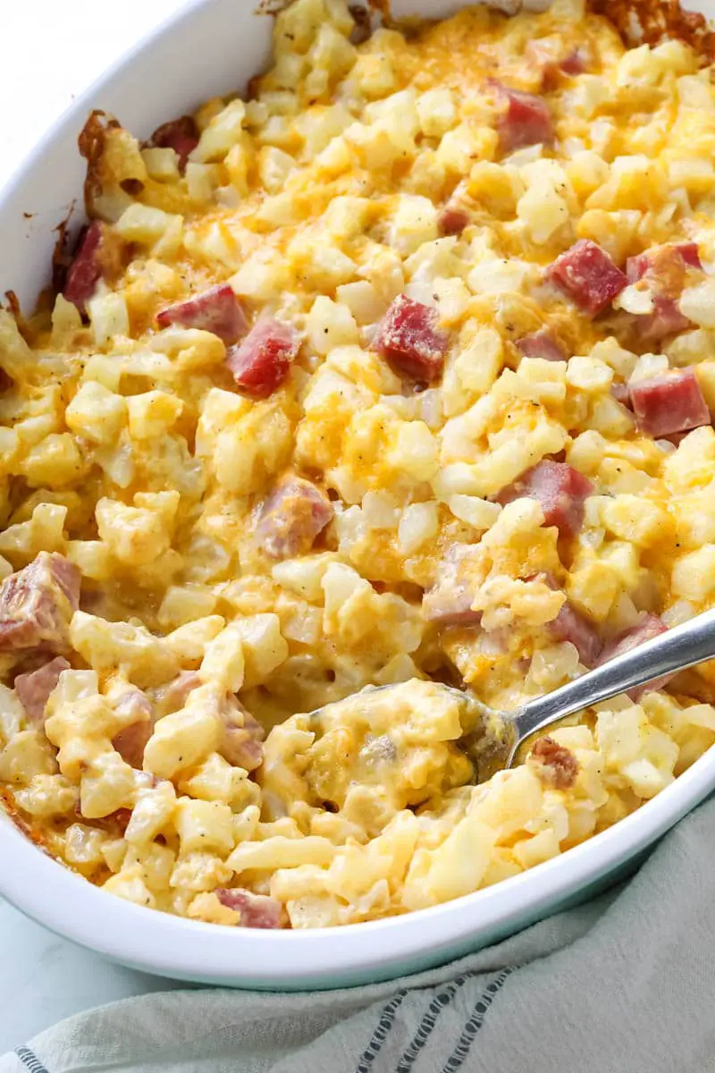 Cheesy Ham & Potato Casserole