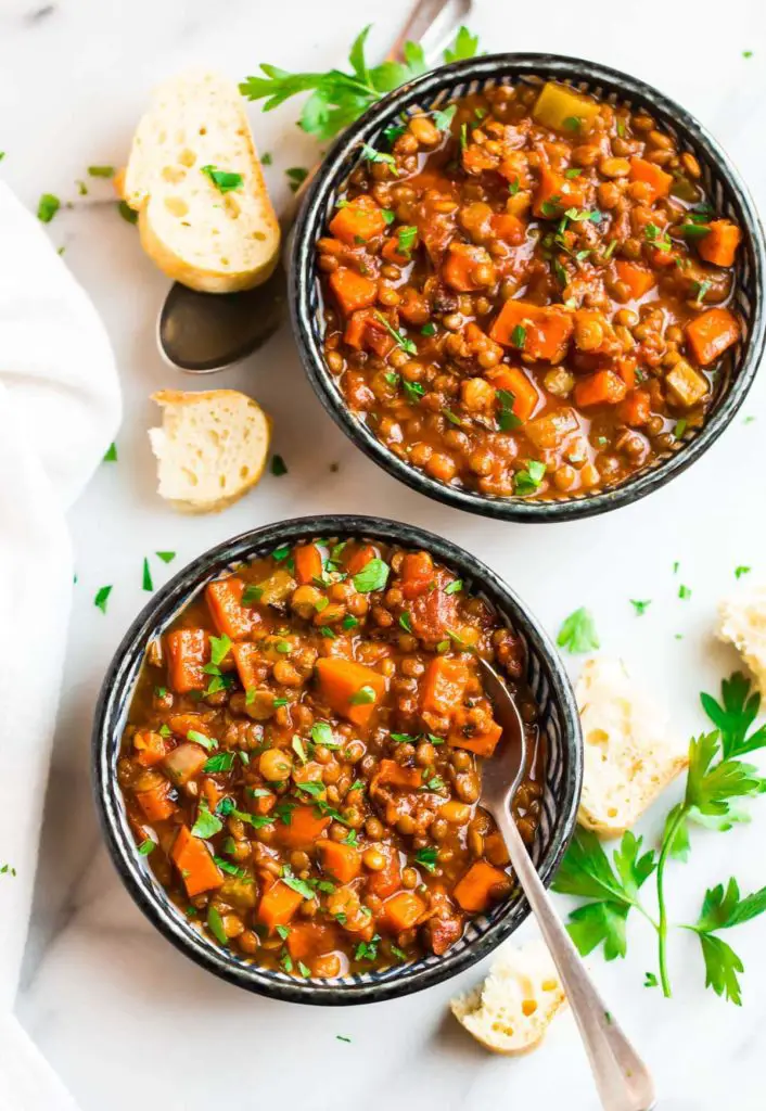 Crock Pot Lentil Soup 