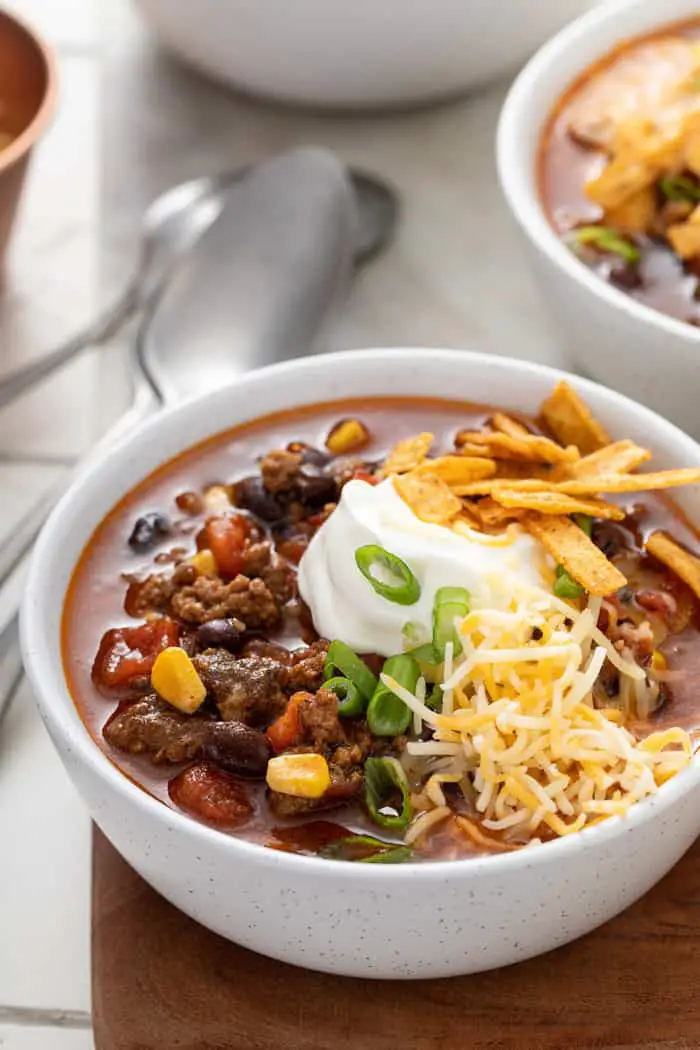 Crockpot taco soup