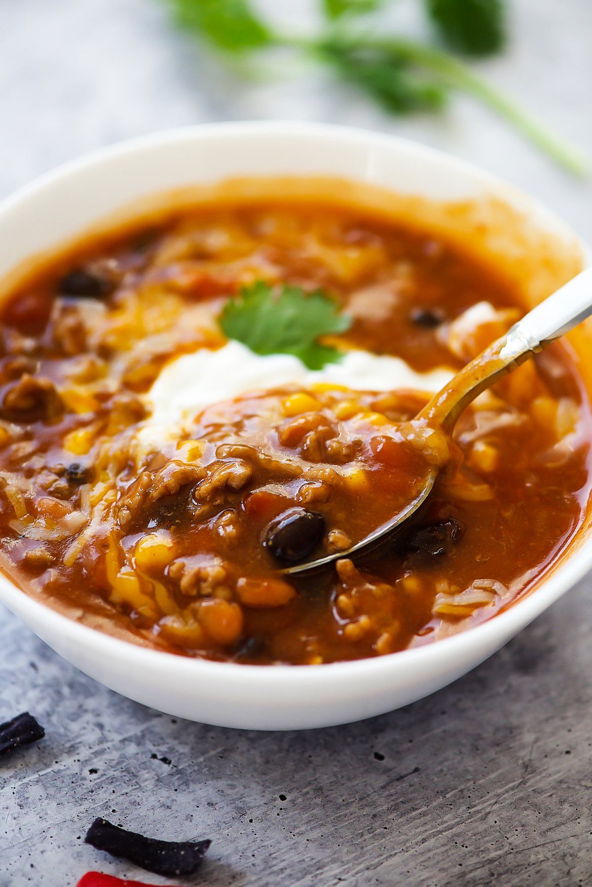 Crockpot Taco Soup