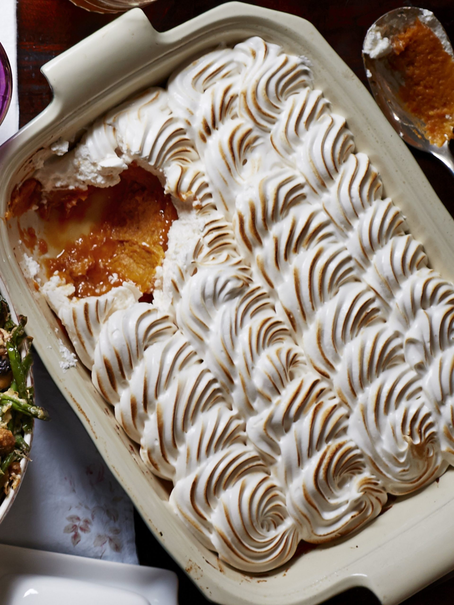 Maple Meringue Sweet Potato Casserole