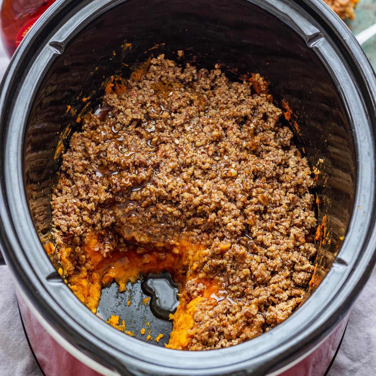 Slow Cooker Sweet Potato Casserole