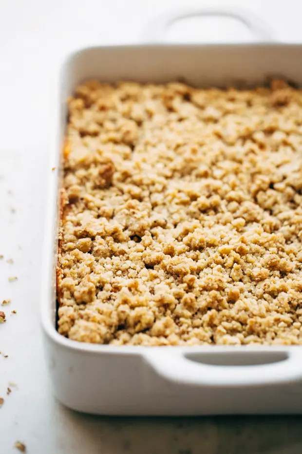 Sweet Potato Casserole with Brown Sugar Topping