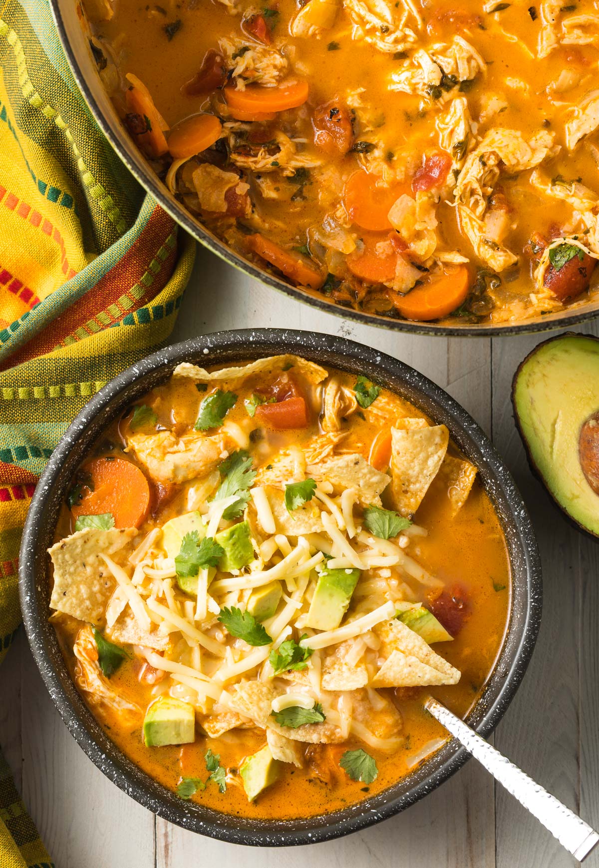 Rotisserie Chicken Tortilla Soup