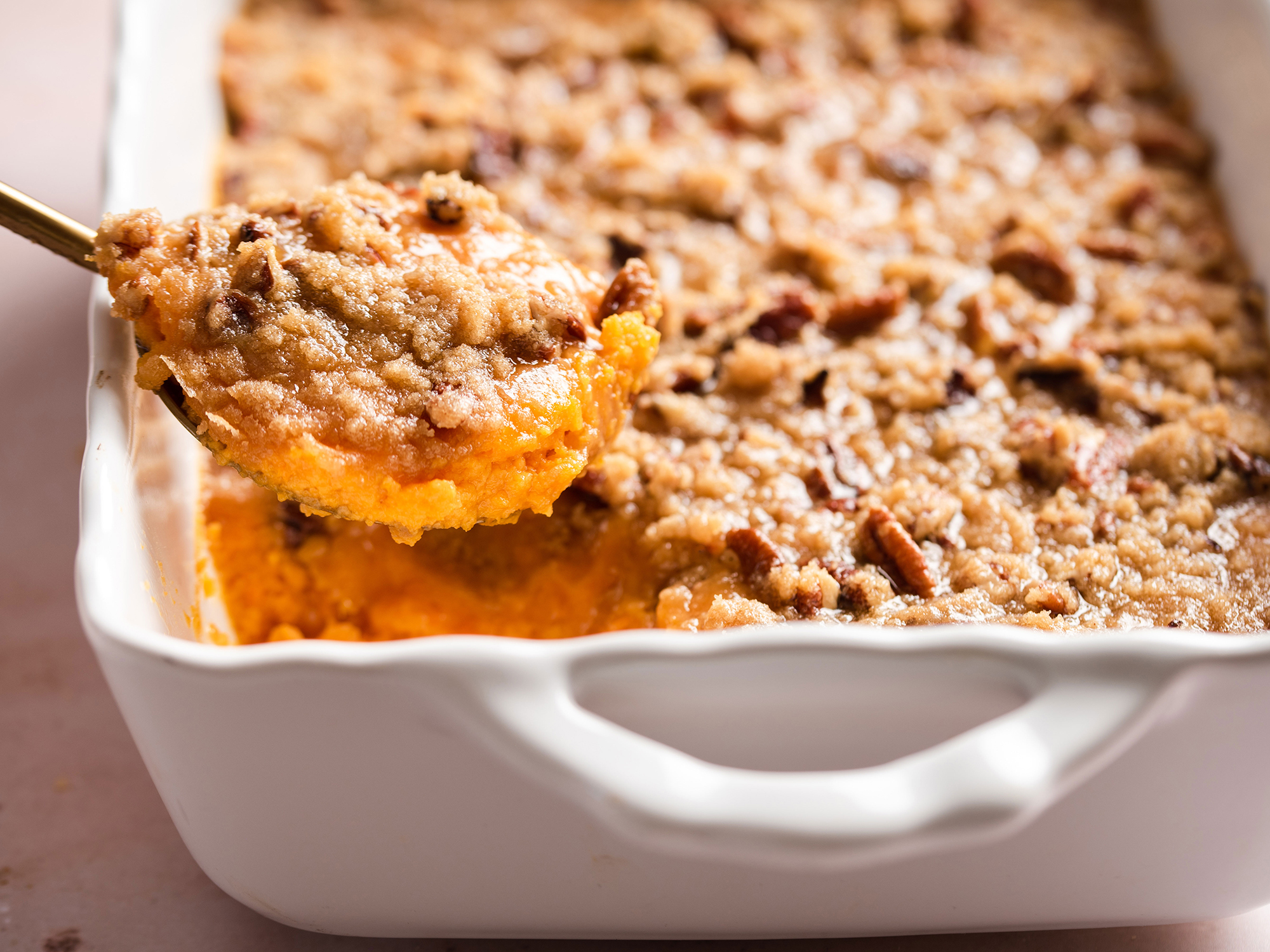 Yummy sweet potato casserole