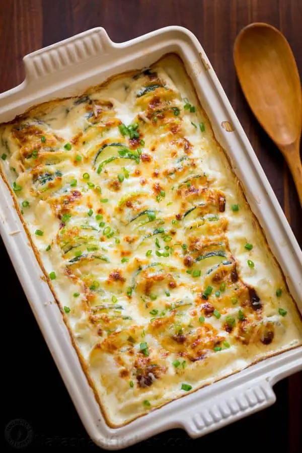 Zucchini potato casserole