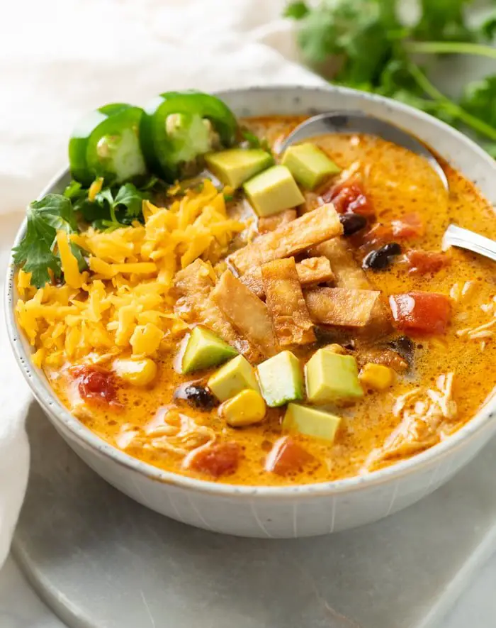 Creamy Chicken And Potato Tortilla Soup