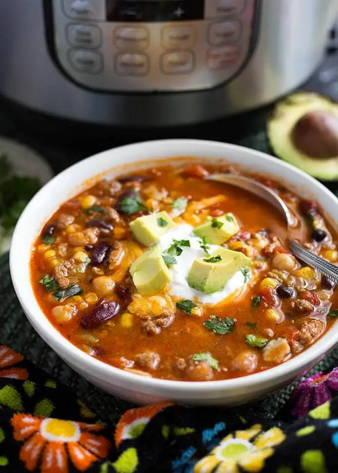 Instant Pot Two Minute Taco Soup