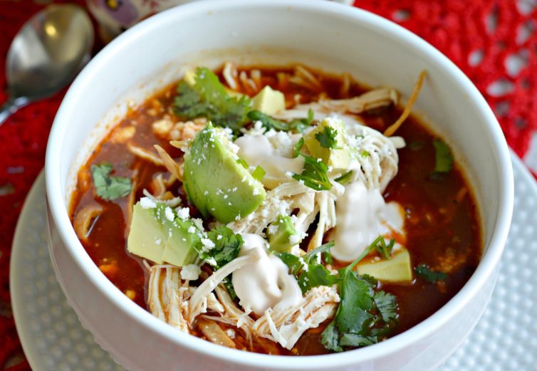 Authentic Mexican Chicken Tortilla Soup
