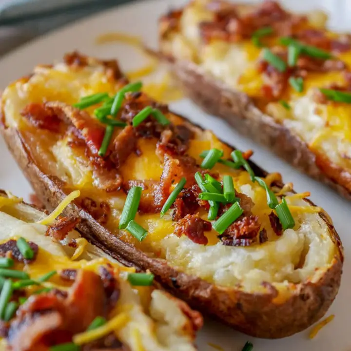 Air Fryer Twice Baked Potatoes