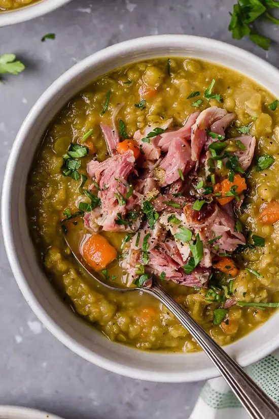 Basic split pea soup