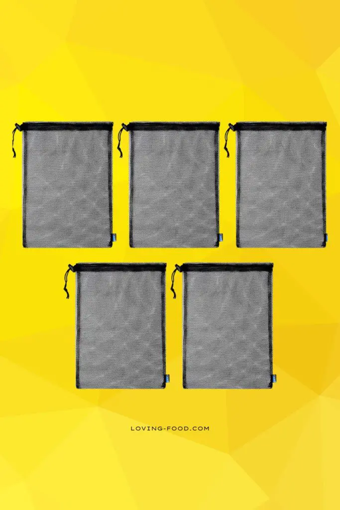  Bluecell 5pcs Nylon Mesh Storage Ditty Bag Stuff Sack for Travel & Outdoor Activity