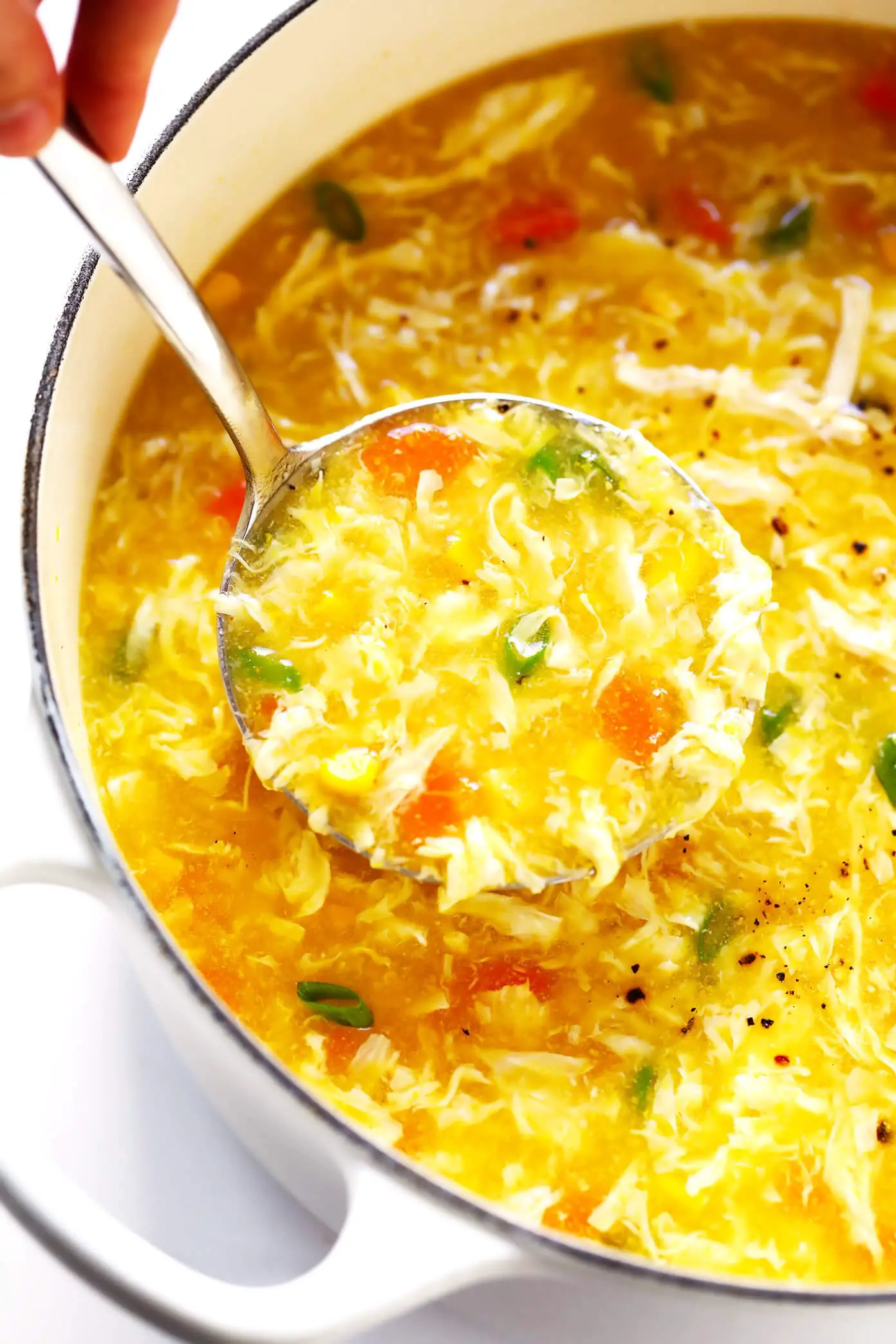 Chicken and Corn Egg Drop Soup