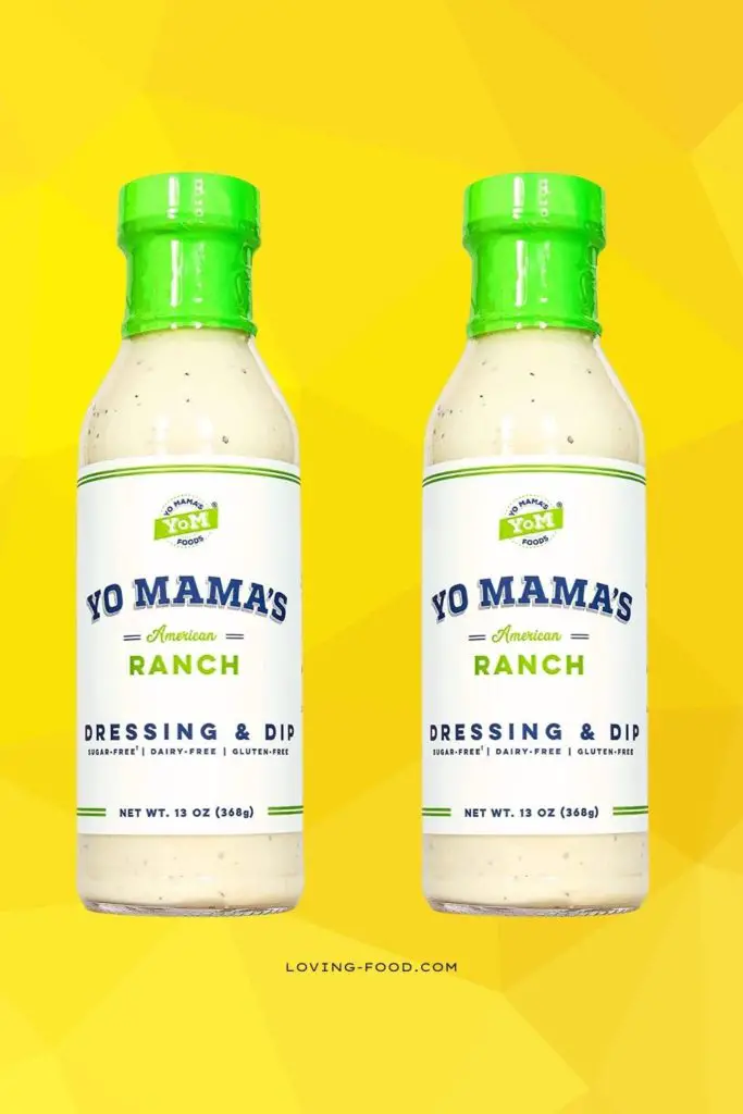 Keto, Low Carb Ranch Salad Dressing and Dip by Yo Mama's Foods