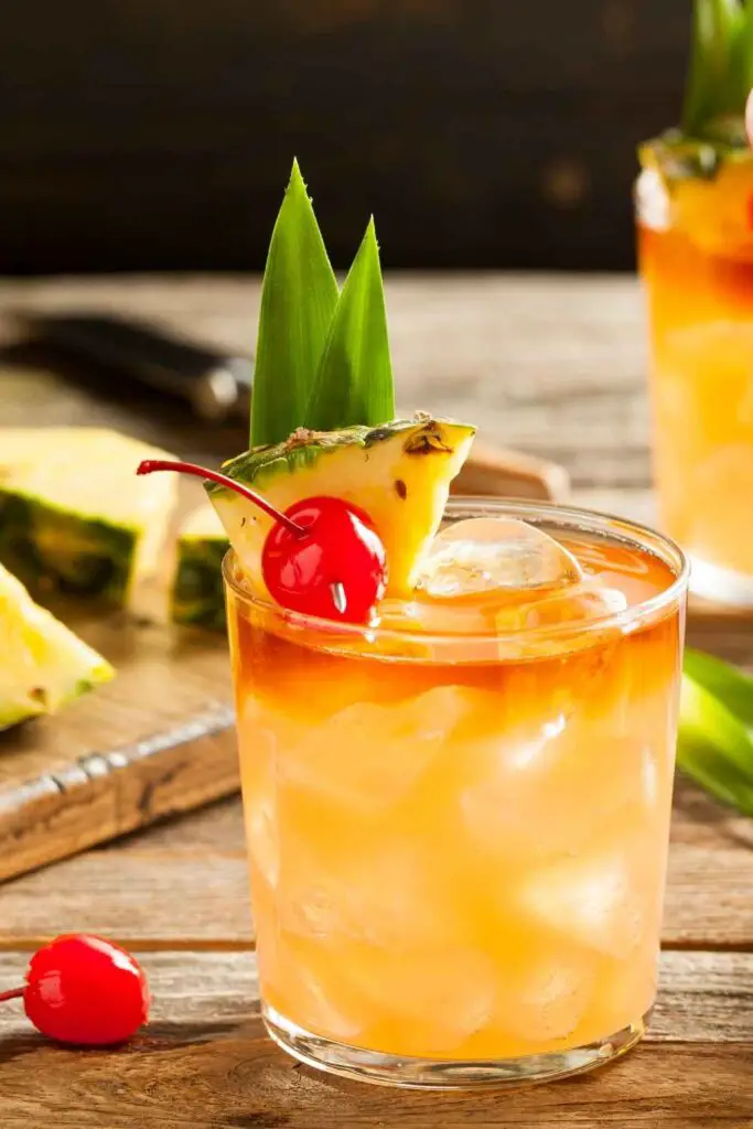 Winter Mai Tai Cocktail