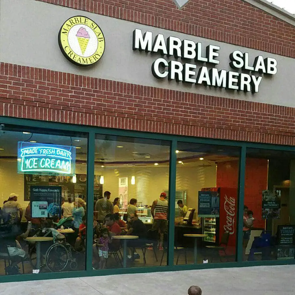 Marble Slab Creamery Ice Cream